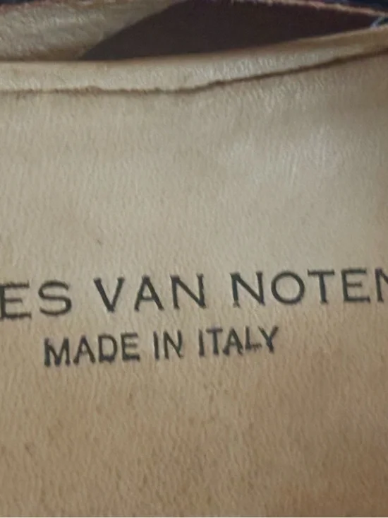 Dries Van Noten Black Leather Strappy Sandals, VERY comfortable! Easy walking! - Picture 10 of 12